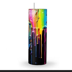 DRIPPING PAINT TUMBLER